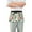 Cartoon Cute Deer and Tree, variant on Llamas and Mountains Server Apron with 3 Pockets Waterproof Waitress Waist Short Apron for Man Woman 12 Inches