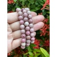 thumbnail image 3 of Rhodochrosite Crystal Bead Bracelet 8mm, Genuine Rhodochrosite Stretch Gemstone Bracelet, Healing Crystal Bracelet Bead Bracelet, Gift for Men & Women, 3 of 5