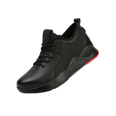

Lacyhop Unisex Work Boots Steel Toe Protection Boot Lace Up Safety Shoe Working Non-Slip Comfort Insulated Black G 10.5