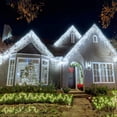 thumbnail image 5 of Icicle Lights for Outside, 13Ft Extendable 96LED Icicle Lights with Twinkling strobes,Sparkling Icicle Lights for Indoor Outdoor Eaves Wedding Prom Christmas Wall Decorations, Cool White, 5 of 8