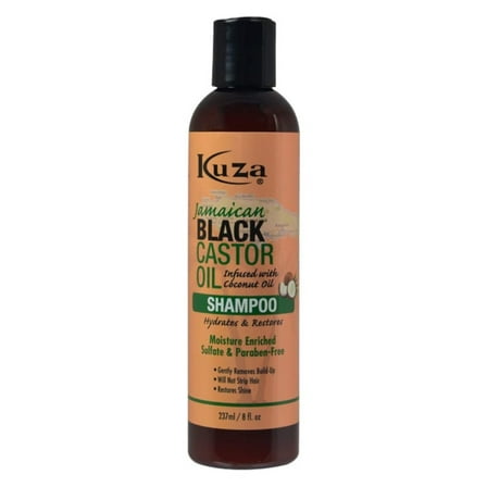 Kuza Jamaican Black Castor Oil Shampoo 8oz (Pack of 2)
