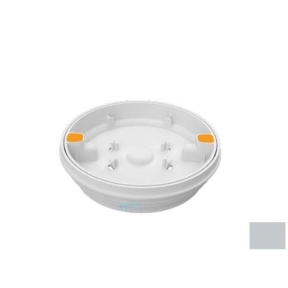 AquaStar FL10103 10 in. Round Fillable Skimmer Cover, Light Gray