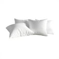 thumbnail image 4 of Home Design Calais Square Throw Pillow Inserts 16x16 Inch, Set of 4 for Sofa, Adult, Bedroom & Couch, Soft Decorative Pillow Insert, White, 4 of 6