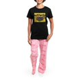 thumbnail image 4 of CafePress - Cats And Sunflowers Pajamas - Women's Short Sleeve Print T-Shirt and Pants Dark Cotton Pajama Set, 4 of 7