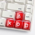 thumbnail image 5 of Keys Cap Up Down ,Mechanical Keyboard Pbt Keycap Button Key Wasd Dye Sub Tech R4 R3 R1-Black, 5 of 8