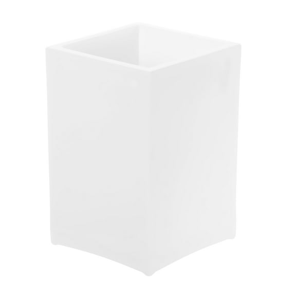 Uxcell Acrylic Pen Holder Pencil Holder Pen Organizer Pencil Cup Makeup Brush Holder, White