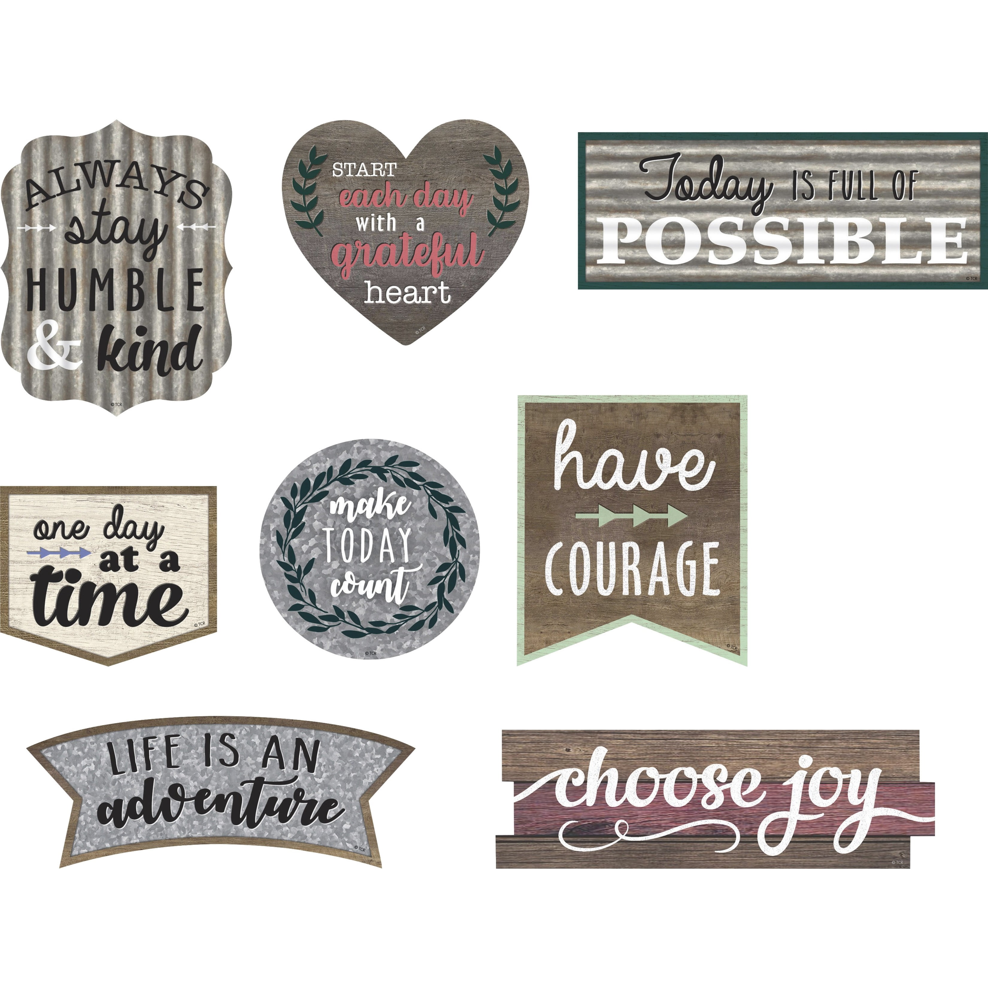 Teacher Created Resources Marquee Motivation Bulletin Board Set - 53 Pieces, 8" Letters