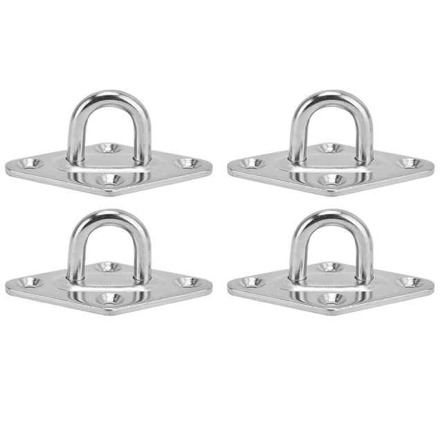 Ganchos para hamaca de techo y pared, 4 piezas, ganchos de montaje en pared de acero inoxidable 304, herramientas de gancho, confiabilidad excepcional