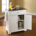 thumbnail image 6 of Crosley Furniture Alexandria Solid Wood Portable Kitchen Island in White, 6 of 7