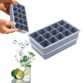 thumbnail image 3 of Moldes cuadrados de silicona para hacer hielo bandejas con tapas para Wdftyju whisky Bar cubitos de hielo accesorios de cocina 1901 9 6 cavidades, 3 of 7