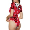 thumbnail image 3 of Lsque Sanrio Women's Crew Neck Short Sleeve Bodysuit Basic T Shirts Tops Onesie Adult Cute Pajama-XX-Large, 3 of 8