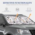 thumbnail image 4 of Naloa Cowboy 2 Piece Foldable Car Sun Shades, Car Windshield Sunshade, Front Window Sunshade for Car, Truck, SUV - Medium, 4 of 7