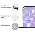 thumbnail image 5 of 2 Pack Kitchen Pot Holders Heat Resistant Oven Hot Pads With Hand Pockets And Hanging Loops For Baking Cooking 8x8in Cute Teeth And Objects Dental Care, 5 of 9