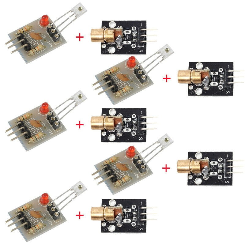 10PCS Laser Receiver Sensor Module non-modulator Tube 5V for DIY Arduino 