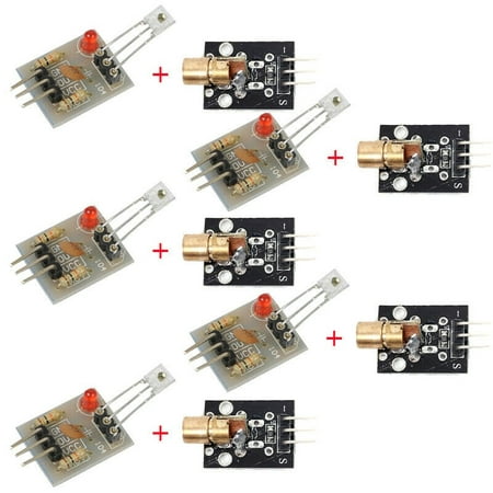 

BAMILL Laser Receiver Sensor Module + KY-008 Transmitter 10pcs/Set For Arduino AVR