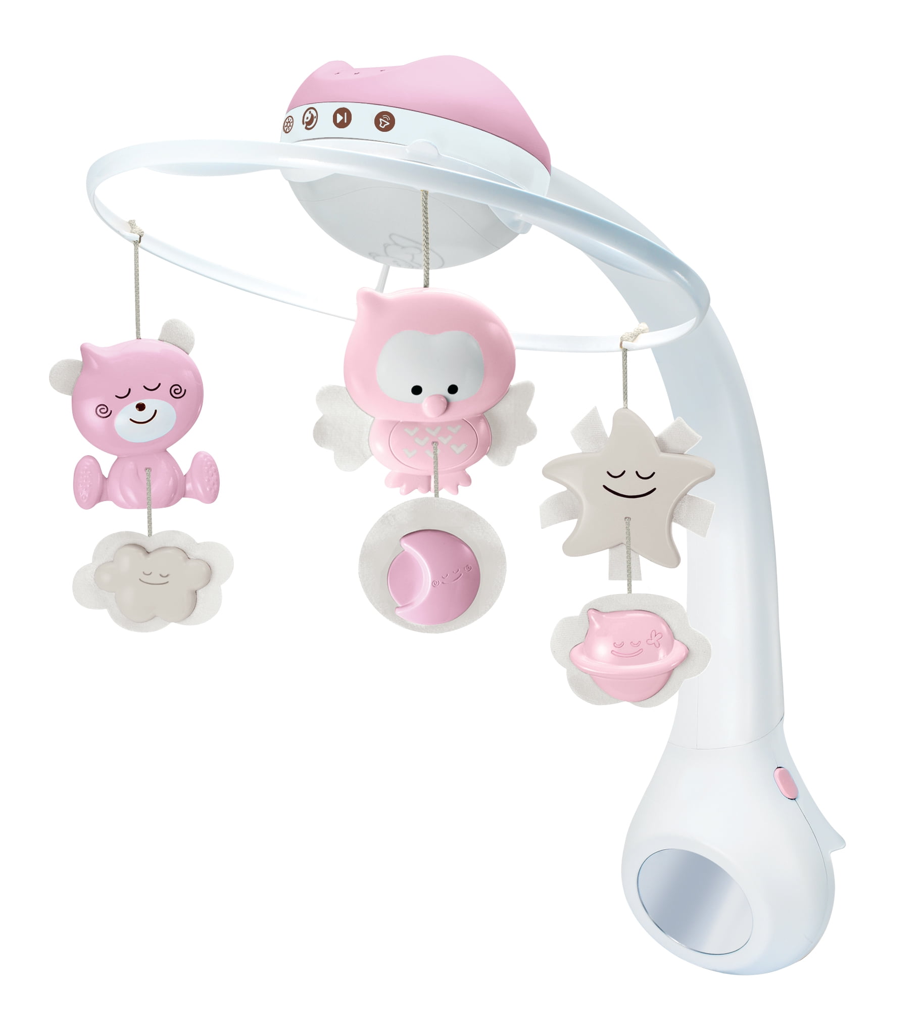 Baby Dreams Mobile Take Along Light-Up Musical Cot Mobile Animal pals Blue 
