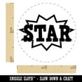 thumbnail image 2 of Star Burst Fun Text Teacher School Self-Inking Rubber Stamp Ink Stamper - Purple Ink - Mini 1/2 Inch, 2 of 7