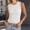 A1_Beige, variant on High Neck Ice Silk Ribbed Sleeveless Tees Shirts Casual Cropped Cami Shirts Slim Fit Undershirts Slim Fit Cropped Basic Vest Shirts Casual Stretch Summer Going Out Camisole Tank Tops Beige L