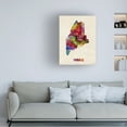 thumbnail image 2 of Trademark Fine Art Michael Tompsett Maine Map Canvas Wall Art - 35x47, 2 of 5