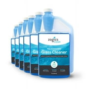 Zogics Glass Cleaners, 32 Ounce, 6 Count