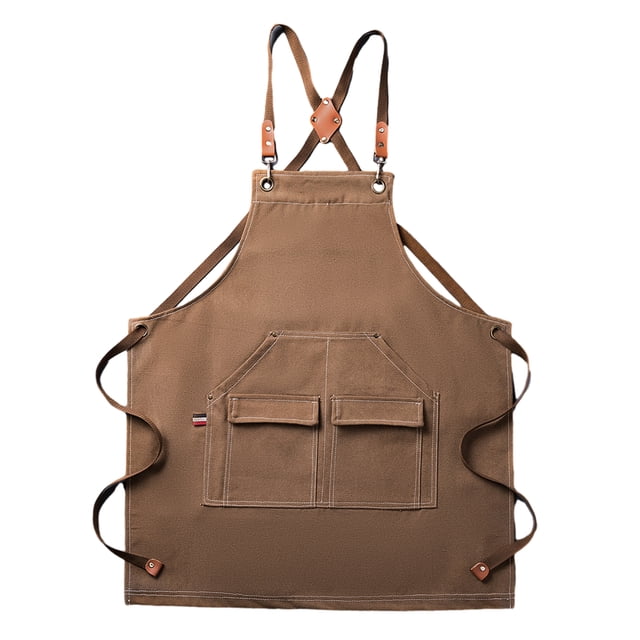 Delantal de chef Dinheiro para hombre - Delantal cruzado ajustable con bolsillos