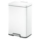 thumbnail image 1 of Bote de Basura EKO Madison Acero Inoxidable Blanco 50 L Con Tapa y Pedal, 1 of 5