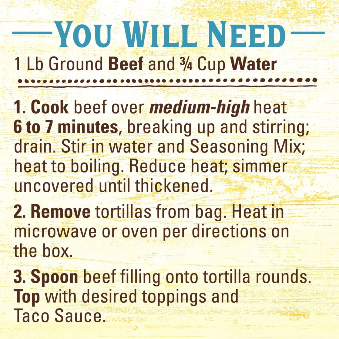 (3 pack) Old El Paso Carb Advantage Tortilla Rounds Taco Kit, Easy Meal Prep, 8 Count, 10.6 oz