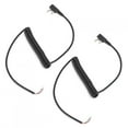 thumbnail image 1 of Cable de altavoz y micrófono de 2 pines y 4 cables, 2 unidades, para Baofeng UV5R y Kenwood TK370, 1 of 9