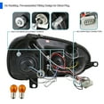 thumbnail image 4 of Spec-D Tuning Projector Headlights Black Compatible with 2006-2008 Volkswagen Golf MK5 / Rabbit, 2006-2010 Volkswagen Jetta, Left + Right Pair Headlamps Assembly, 4 of 7
