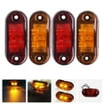 thumbnail image 2 of 4pcs Led Marker Light Side Marker Light Camper Truck Indicators Light Supply, 2 of 7