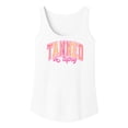 thumbnail image 3 of Tanned and Tipsy Tank Top for Women Fun Colorful Summer Shirt for Adults White Tank Top X-Large, 3 of 4