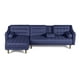 thumbnail image 2 of Sala Modular Sofá Cama Makora de Lino Azul Modelo Duomo Reversible, 2 of 9