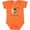 Orange, variant on Inktastic My Nana Loves Me to the Moon and Back Boys or Girls Baby Bodysuit