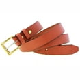 thumbnail image 2 of Orion Leather 1 1/4" Chestnut English Bridle Leather Belt Nickel-Free, 2 of 4