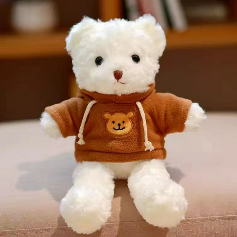 Nuolin 1pcs 30cm soft knitted sweater casual bear cute plush toy clothes  children's aesthetic matching doll clothes 