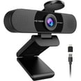 thumbnail image 2 of C960 1080P Webcam with Microphone, 2 Mics, 90° FOV, USB Type-A & A-to-C Adapter, Fixed , Plug& Computer Camera for Zoom/Teams/Facetime/YouTube/Google Meet/Switch 2 Camera, 2025 Version, 2 of 10
