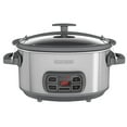thumbnail image 1 of Black + Decker 7-qt Locking Lid Digital Slow Cooker, 1 of 7