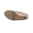 thumbnail image 5 of Womens MG35 Harlie Perforated Lace Up Wedge Sandals, Taupe, 8 US, 5 of 5