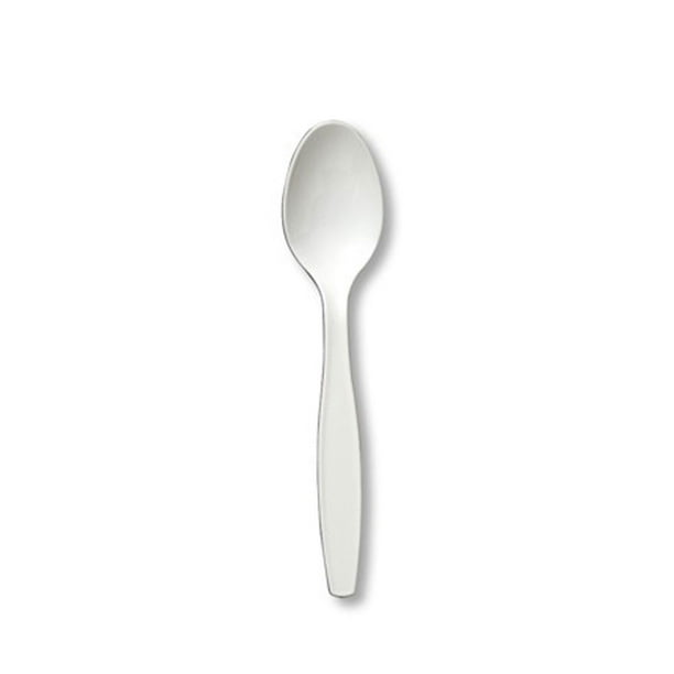 Premium Plastic Spoons White,Pack of 24 