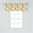 thumbnail image 2 of Ambesonne Fruits and Vegetables Window Valance, Ripe Products, 54" X 18", Multicolor, 2 of 3