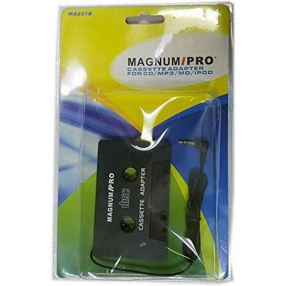 MAGNUM PRO MA801B Cassette Adapter for CD/MP3/MD/iPod