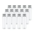 thumbnail image 2 of 15Pcs 110Ml Plastic Test Tube,Clear Flat Tubes,Plastic Tubes with Screw Caps for Candy,Beans,Party Decor, 2 of 8