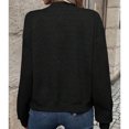 thumbnail image 5 of Women's Baseball Jackets Zip Up Bomberes Jackets Casual Long Sleeve Outerwear Windbreaker, 5 of 8
