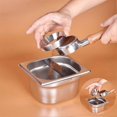thumbnail image 5 of Coffee Knock Box,Stainless Steel Espresso Knock Box, Coffee Machine Waste Slag Bucket Handle, 5 of 5