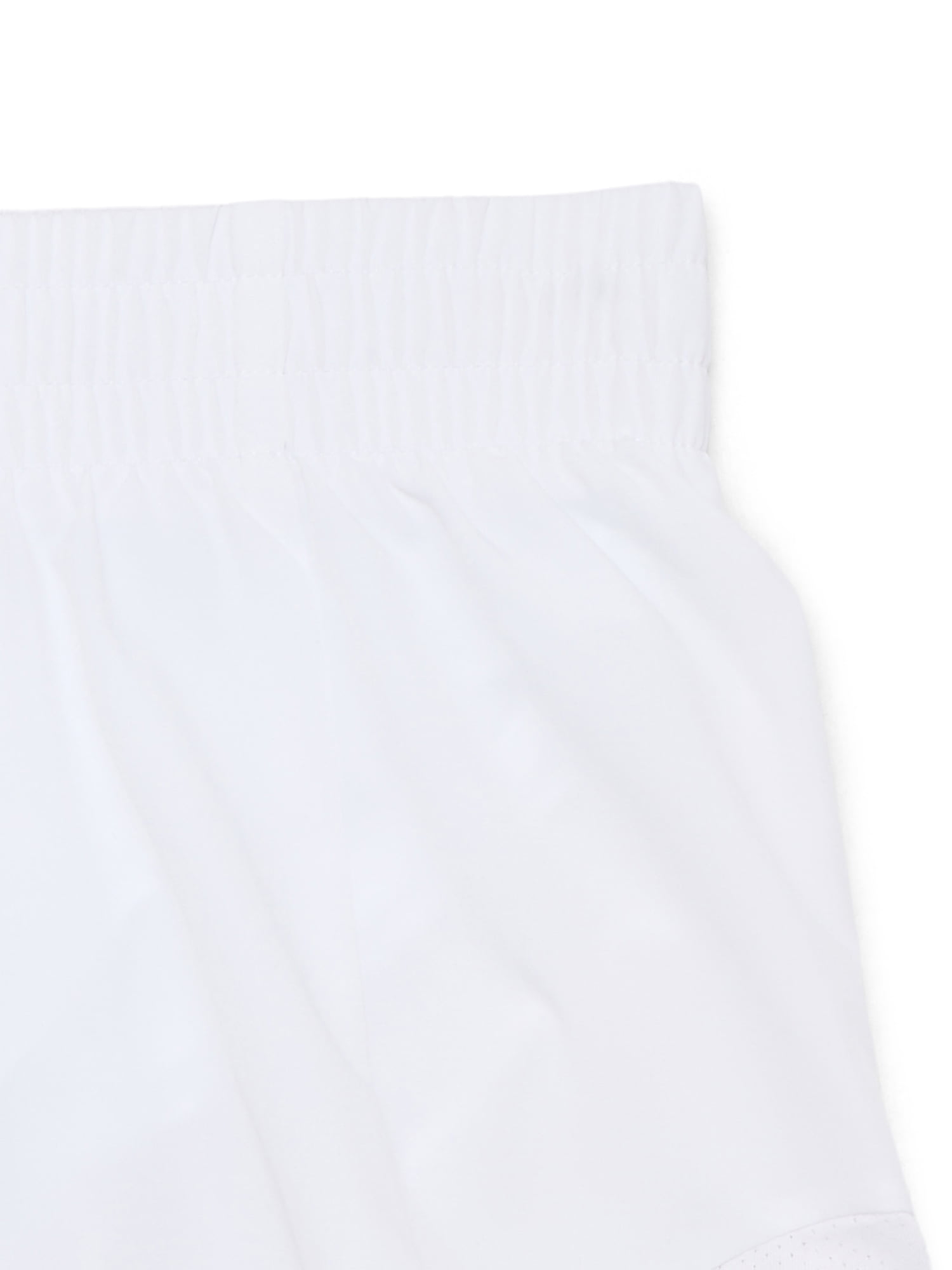 Athletic Works Girls Active Running Shorts, 2-Pack, Sizes 4-18 & Plus