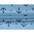 thumbnail image 5 of oneOone Velvet Light Blue Fabric Nautical Fabric For Sewing Printed Craft Fabric By The Yard 58 Inch Wide, 5 of 5