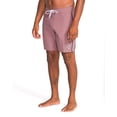 thumbnail image 3 of Volcom Men's 18" Boardshorts – Stretch Swim Trunks with Drawstring Waist and Back Flap Pocket, Size-28, Color-Lawton Bordeaux Brown, 3 of 6