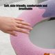 thumbnail image 4 of Yhmxh Decoración del baño Cojín para asiento de inodoro doméstico, funda de asiento de inodoro de punto, lavable para temporada de verano, cojín para asiento de inodoro en forma de O, 4 of 5