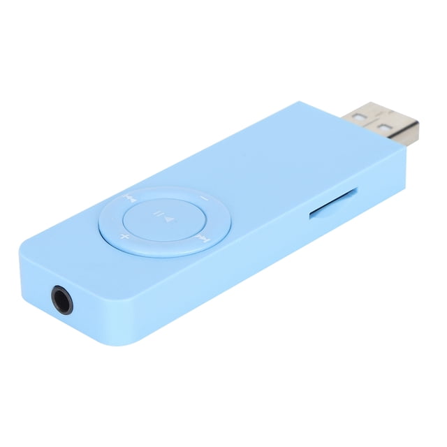 QIILU Lecteur MP3 USB, Lecteur de Musique MP3 Portable Lecteur Multimédia MP3 avec Lanière pour Écouter de la Musique, Lecteur de Musique