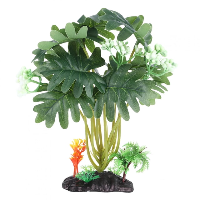 Plantas de agua de helecho artificiales vívidas de alta simulación para acuario, decoración de paisaje de pecera, plantas de agua de helecho